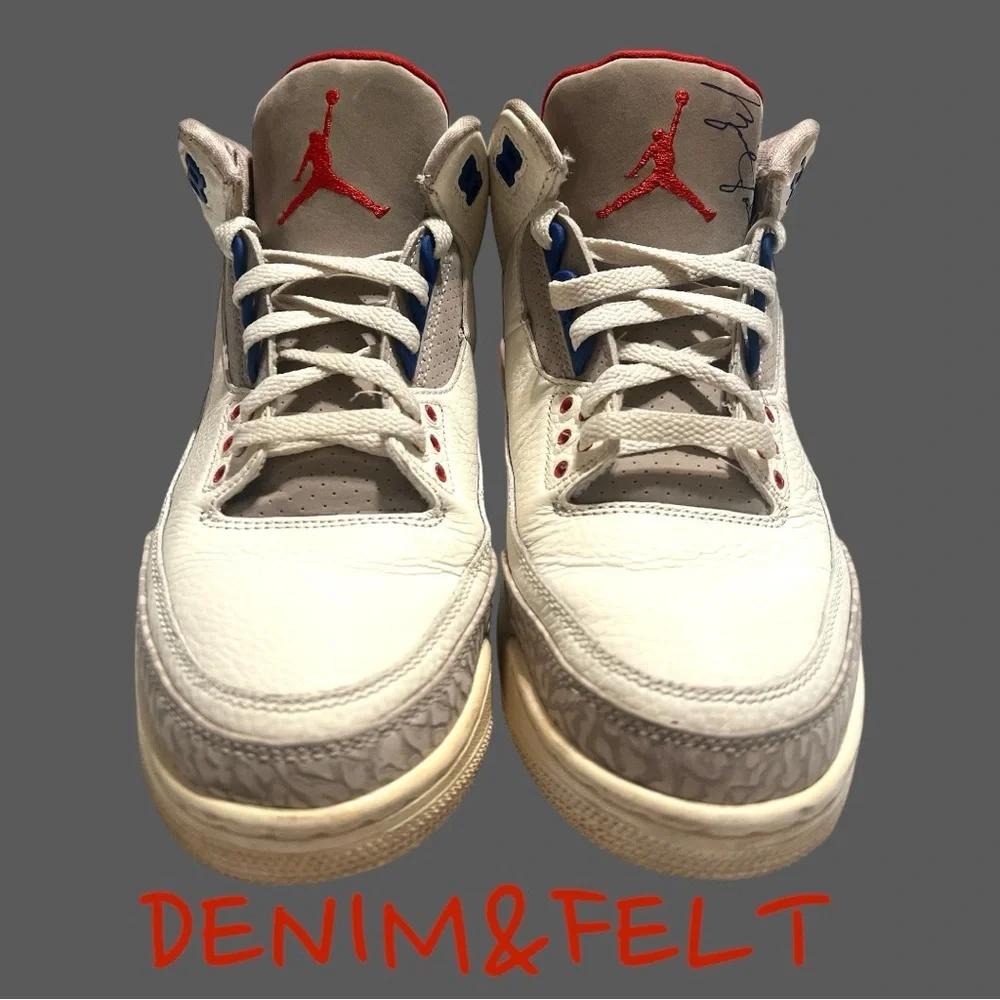 Jordan 3 Retro‎ International Flight | SAIL/SPORT ROYAL-LIGHT BONE-FIRE RED